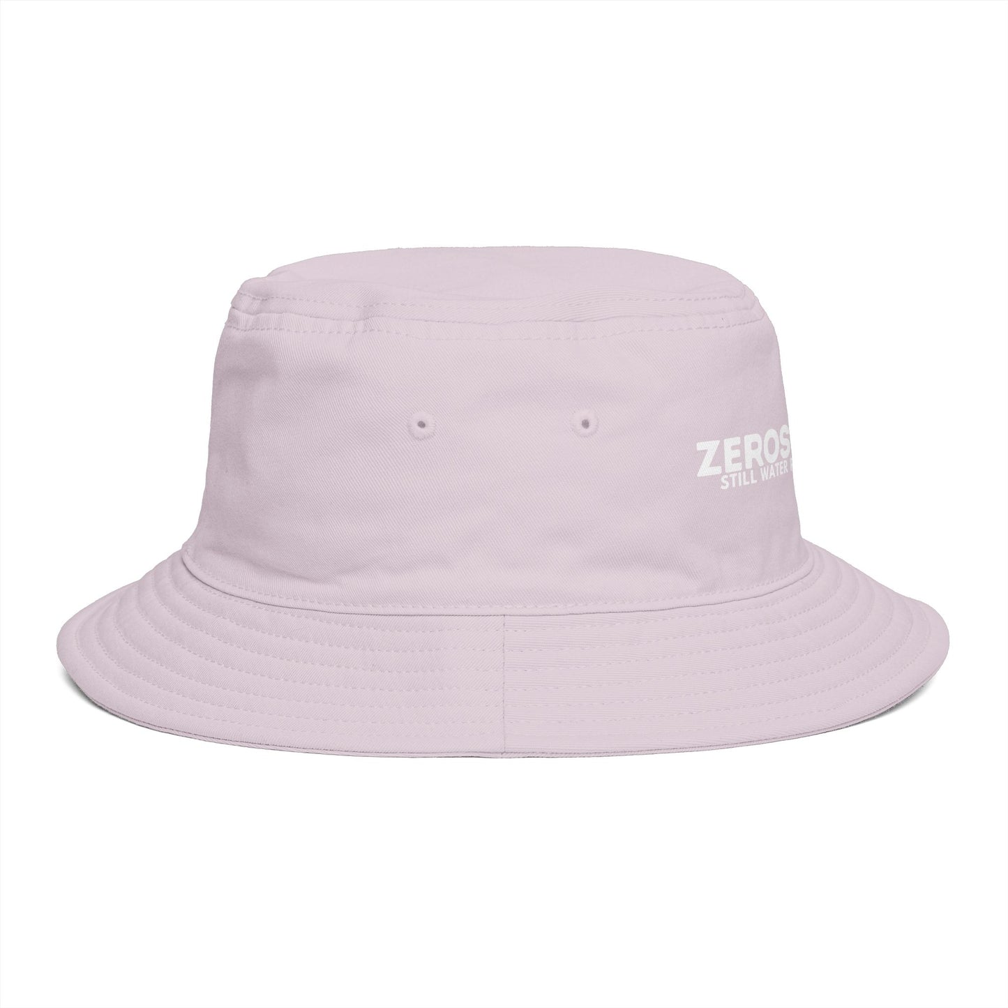 Bucket Hat — "ZEROSTAGNANT: Still Water Rots. Keep Moving."