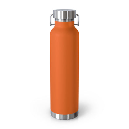 Outrun the Static — Copper Vacuum Thermos Water Bottle, 22 Oz