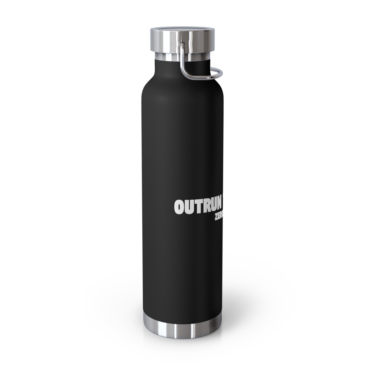 Outrun the Static — Copper Vacuum Thermos Water Bottle, 22 Oz