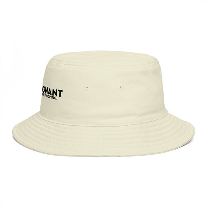 Bucket Hat — "Zerostagnant: Still Water Roots. Keep Moving."