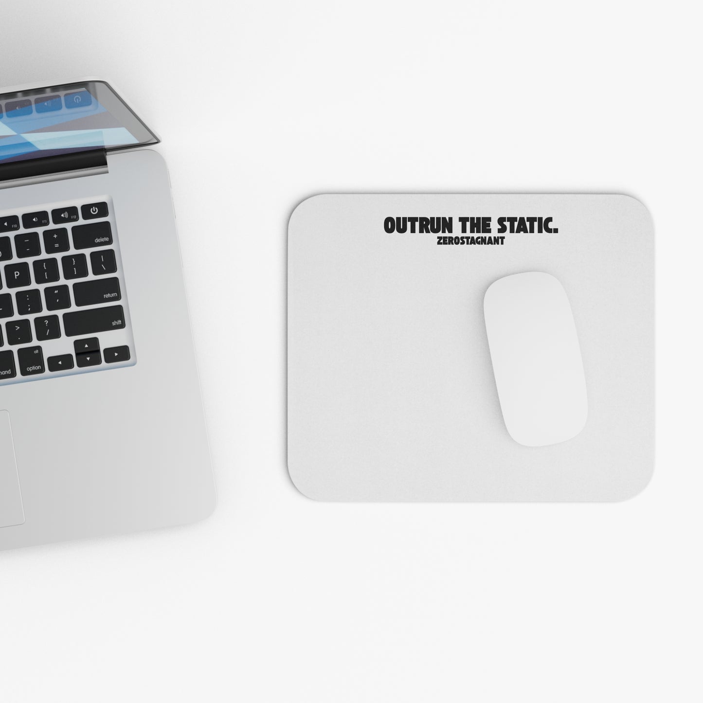 Outrun The Static — Mouse Pad