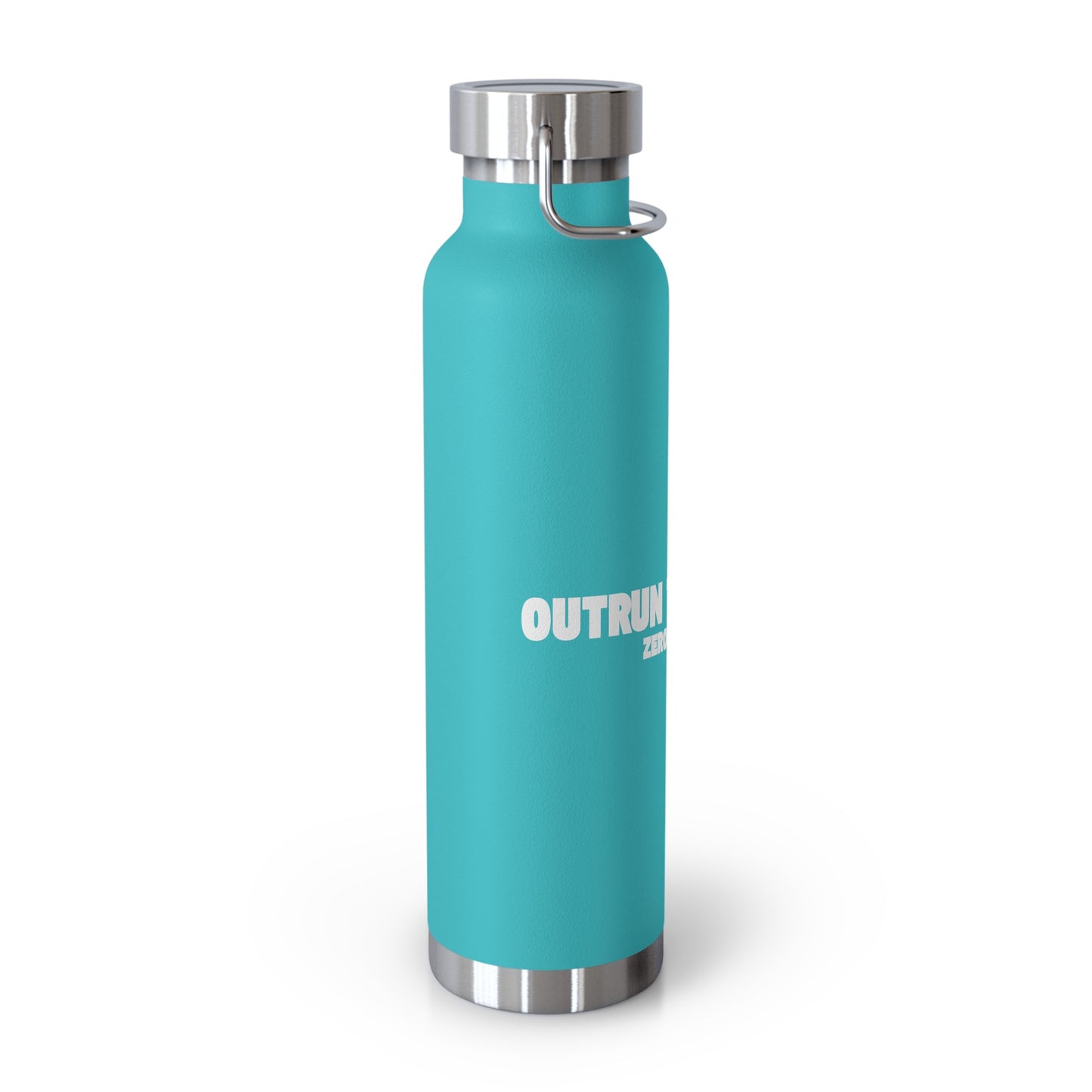 Outrun the Static — Copper Vacuum Thermos Water Bottle, 22 Oz