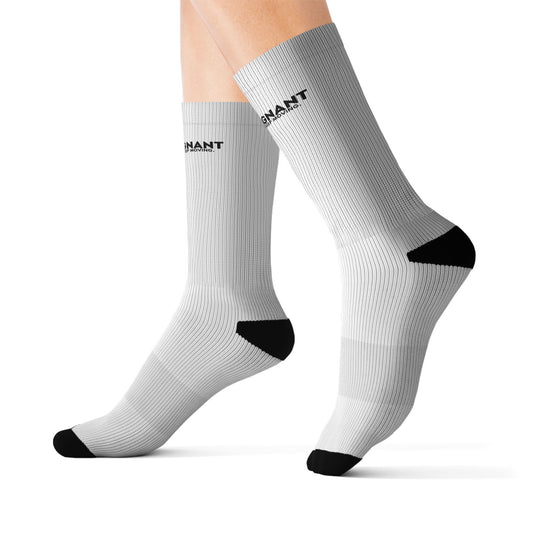 Socks — "Zerostagnant: Still Water Rots. Keep Moving."