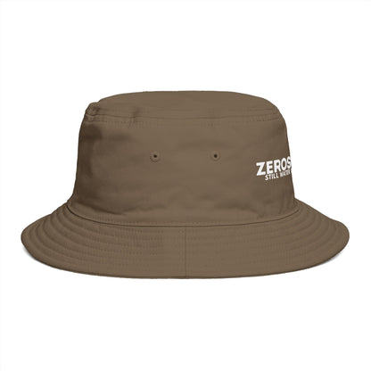 Bucket Hat — "ZEROSTAGNANT: Still Water Rots. Keep Moving."