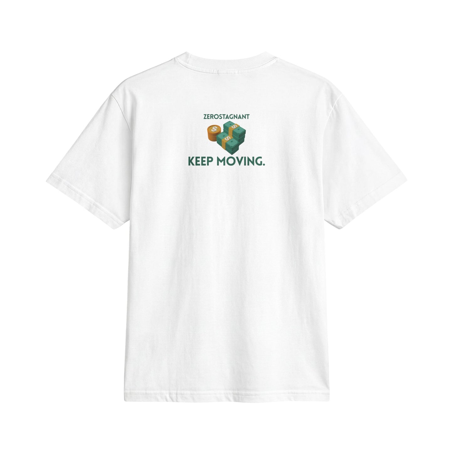 Fun Social Media 3D Money Stack T-Shirt — Keep Moving.