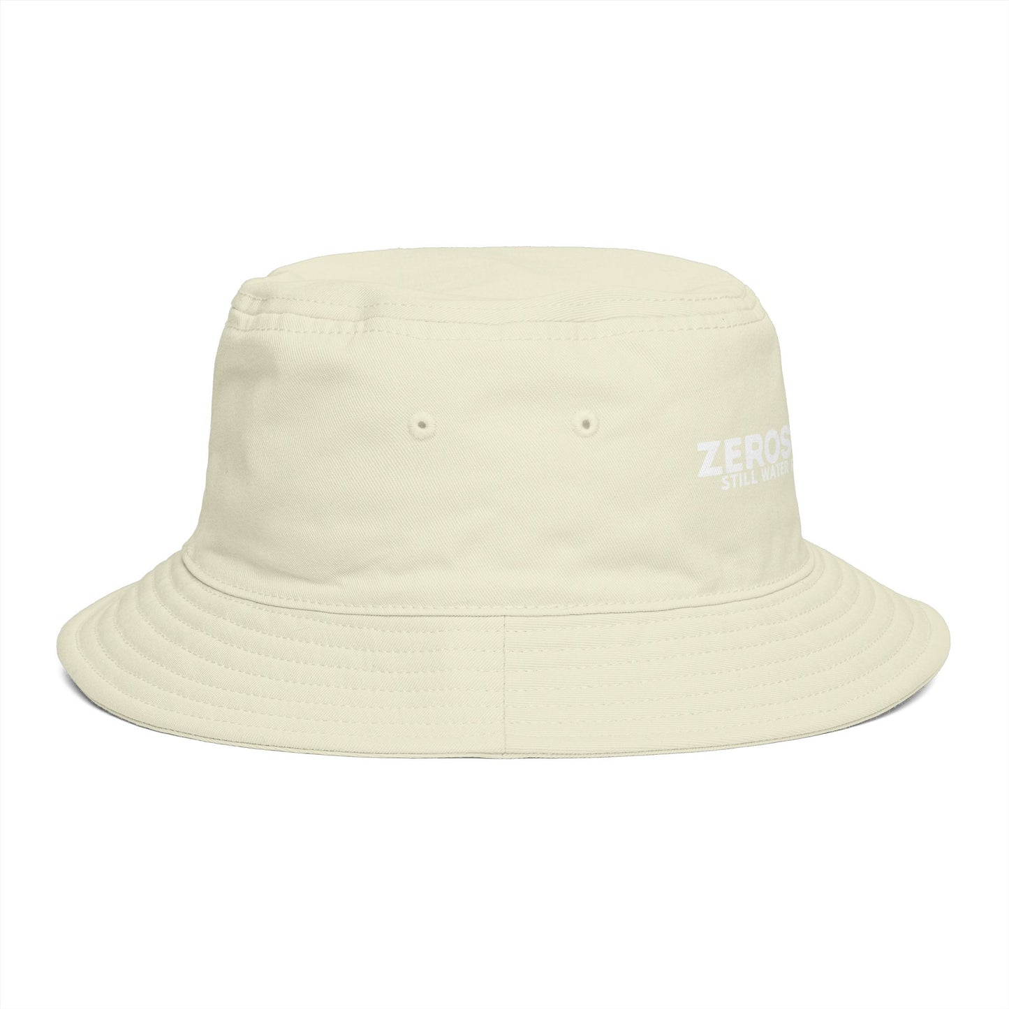 Bucket Hat — "ZEROSTAGNANT: Still Water Rots. Keep Moving."