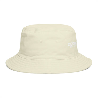 Bucket Hat — "ZEROSTAGNANT: Still Water Rots. Keep Moving."