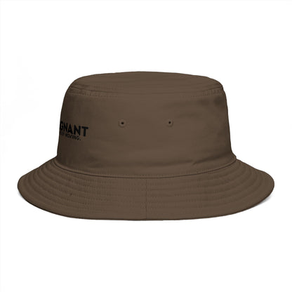 Bucket Hat — "Zerostagnant: Still Water Roots. Keep Moving."