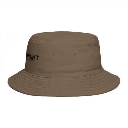 Bucket Hat — "Zerostagnant: Still Water Roots. Keep Moving."