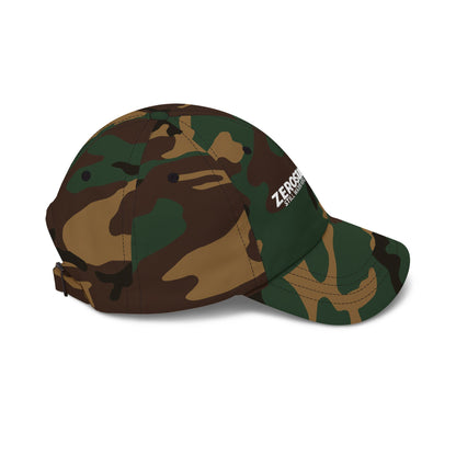 Dad Cap — Embroidered "Zerostagnant: Still Water Roots. Keep Moving."