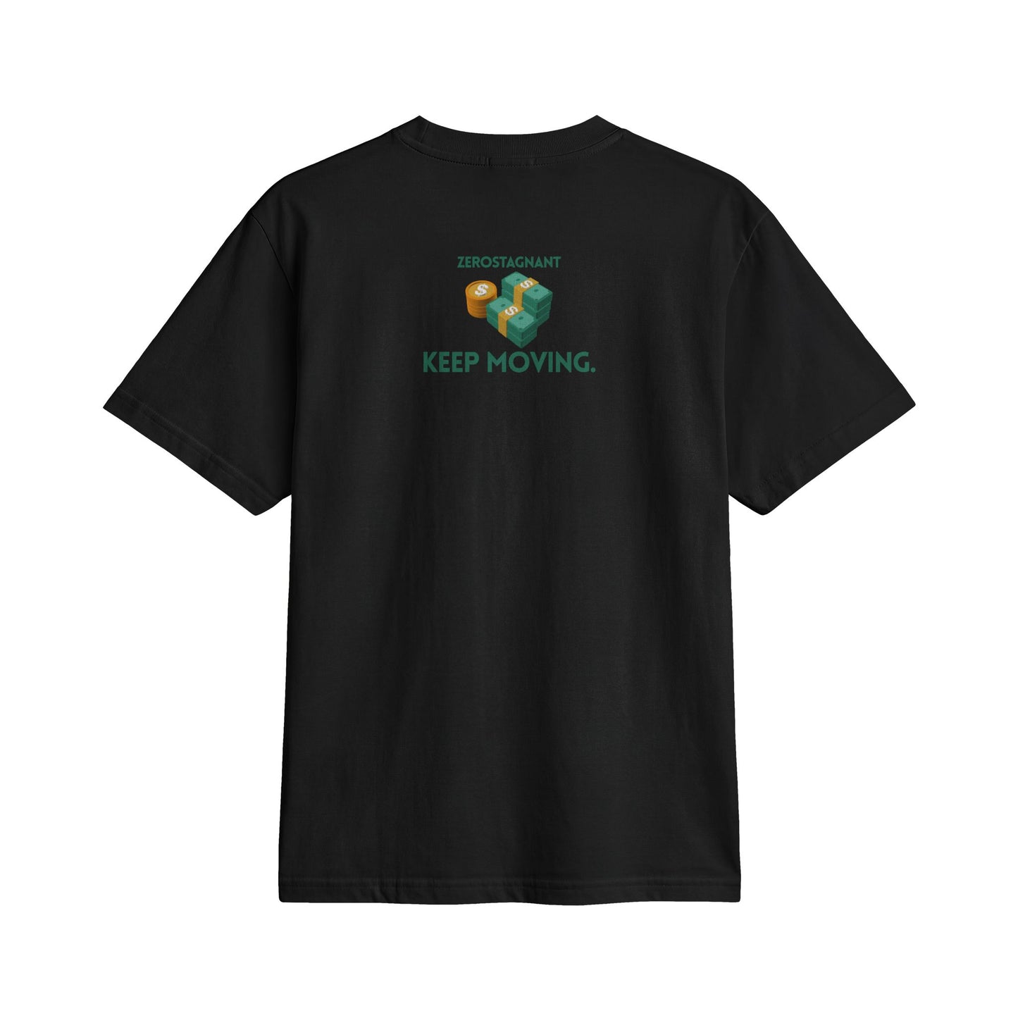 Fun Social Media 3D Money Stack T-Shirt — Keep Moving.