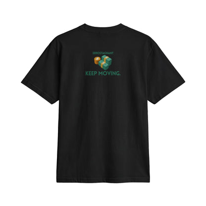 Fun Social Media 3D Money Stack T-Shirt — Keep Moving.