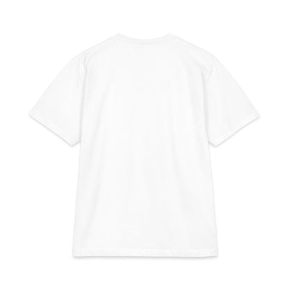 Outrun The Static T-Shirt — Unisex Max Heavyweight Short Sleeve — Retro Gradient Graphic, Non-Stop