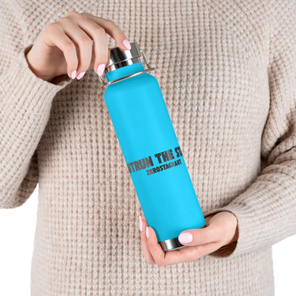 Outrun the Static — Copper Vacuum Insulated Bottle, 22oz