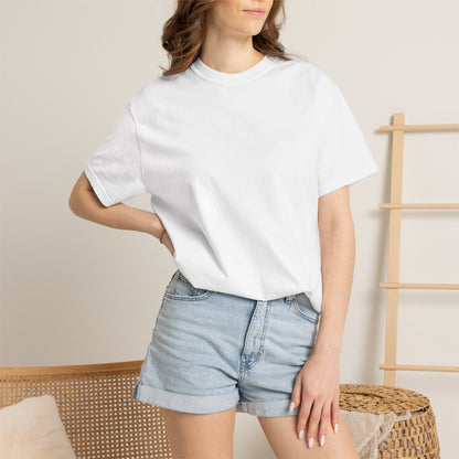 "Still Water Rots. Keep Moving."-Helvetica, Unisex Garment-Dyed T-shirt