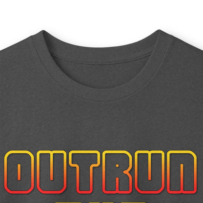 Outrun The Static Non-Stop  — Long Sleeve Retro Vaporwave Graphic Shirt