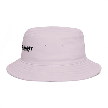 Bucket Hat — "Zerostagnant: Still Water Roots. Keep Moving."