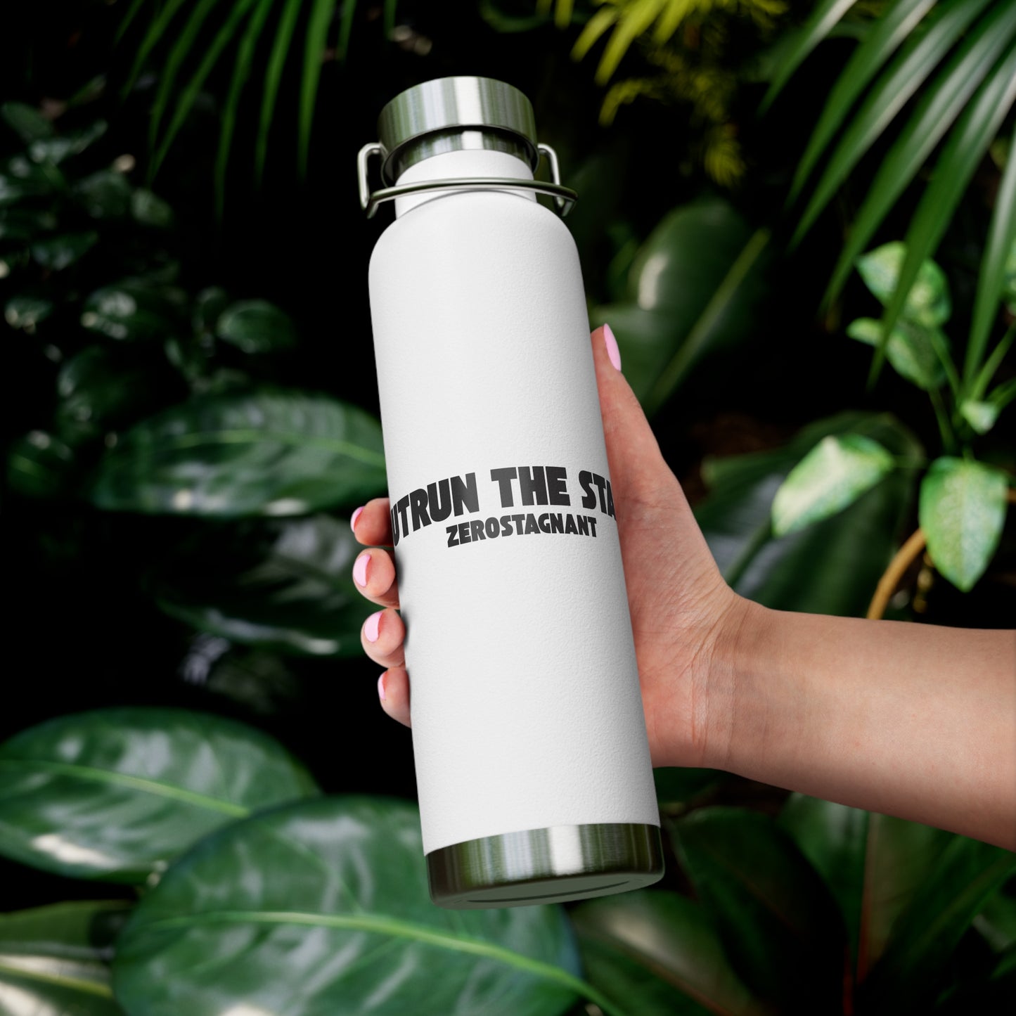 Outrun the Static — Copper Vacuum Insulated Bottle, 22oz