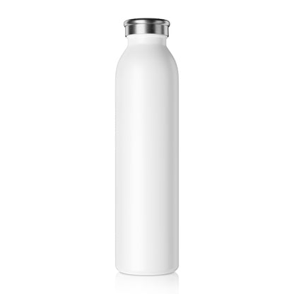 Outrun the Static — Slim Water Bottle, Stainless Steel, 20 Oz