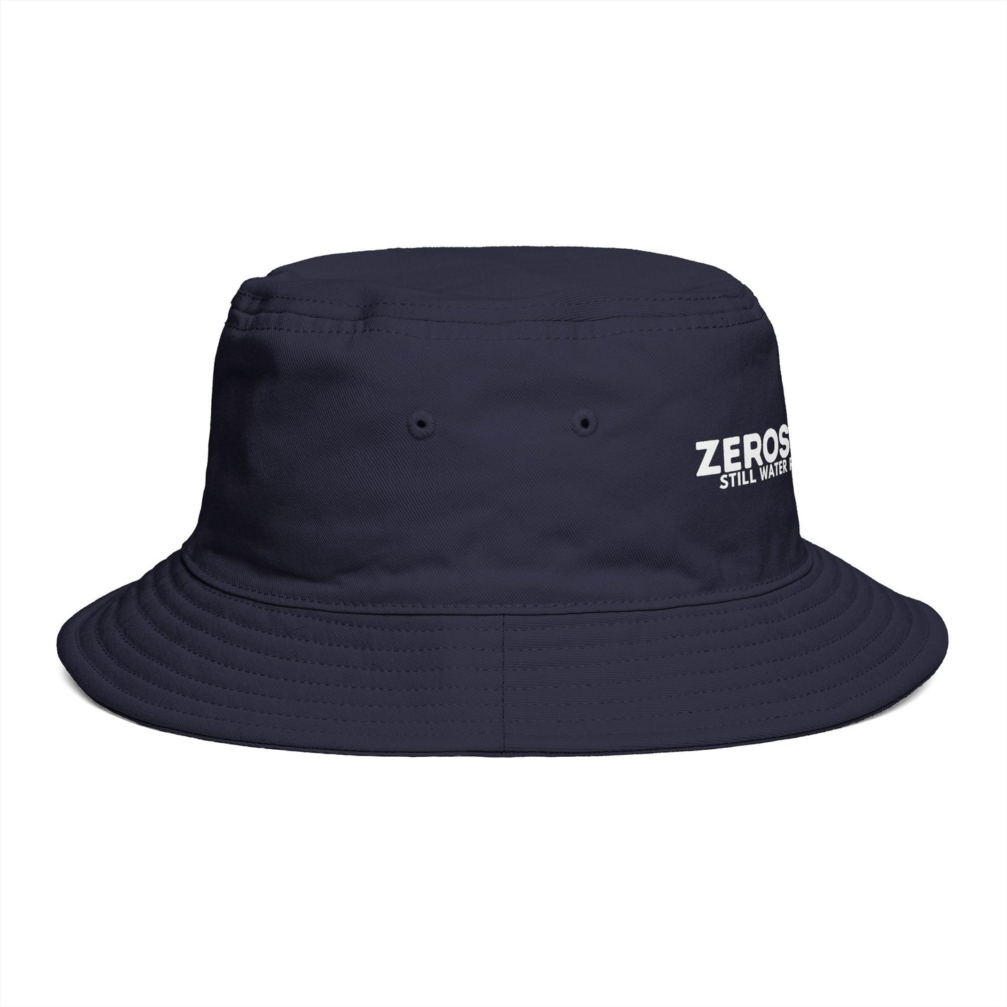 Bucket Hat — "ZEROSTAGNANT: Still Water Rots. Keep Moving."