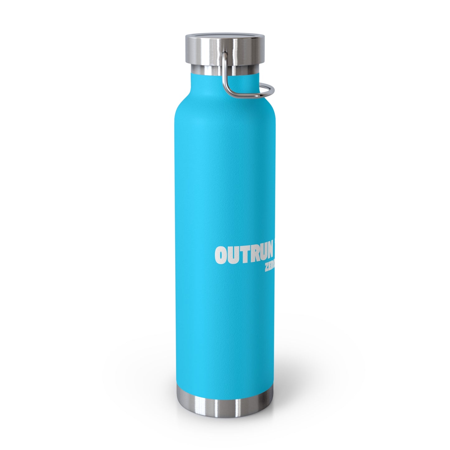 Outrun the Static — Copper Vacuum Thermos Water Bottle, 22 Oz
