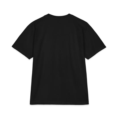 Outrun The Static T-Shirt — Unisex Max Heavyweight Short Sleeve — Retro Gradient Graphic, Non-Stop