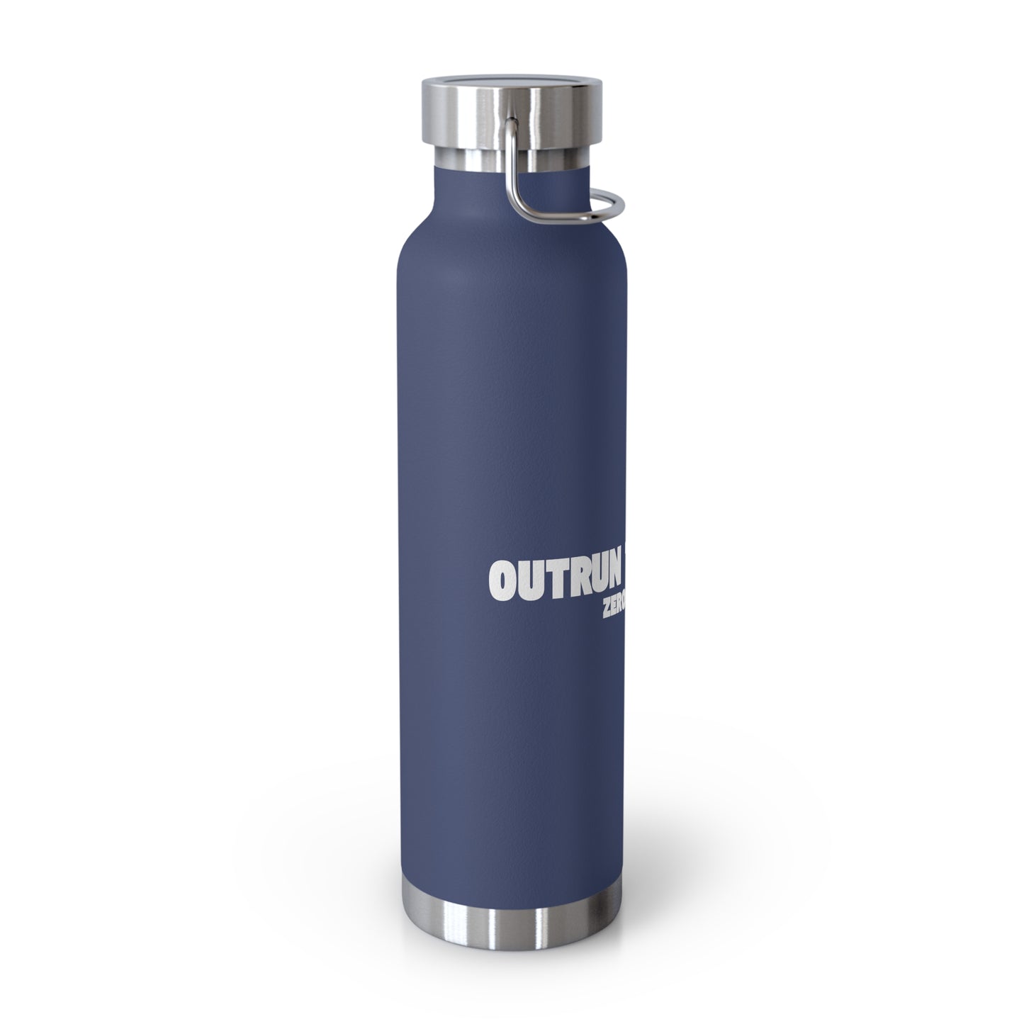 Outrun the Static — Copper Vacuum Thermos Water Bottle, 22 Oz