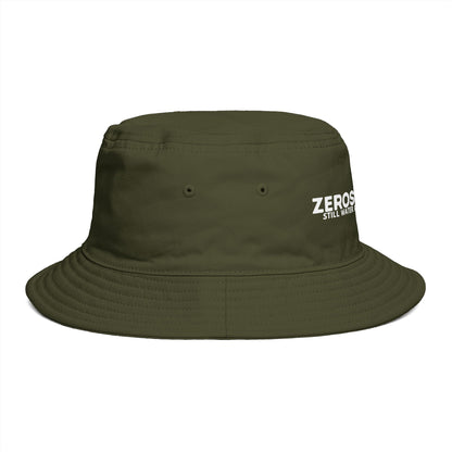 Bucket Hat — "ZEROSTAGNANT: Still Water Rots. Keep Moving."