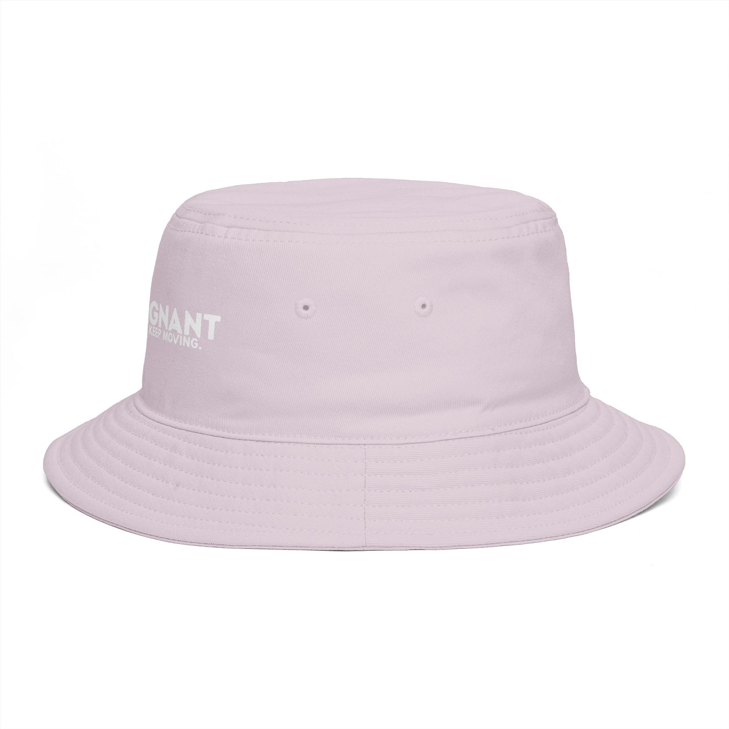 Bucket Hat — "ZEROSTAGNANT: Still Water Rots. Keep Moving."