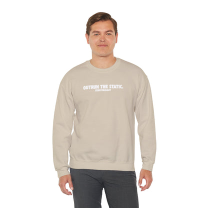 Outrun the Static T-Shirt — Unisex Garment-Dyed T-shirt—Motivational Fitness Tee