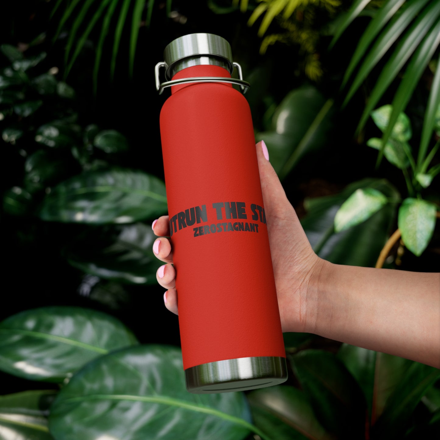 Outrun the Static — Copper Vacuum Insulated Bottle, 22oz