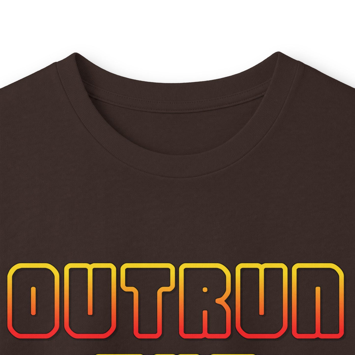 Outrun The Static Non-Stop  — Long Sleeve Retro Vaporwave Graphic Shirt