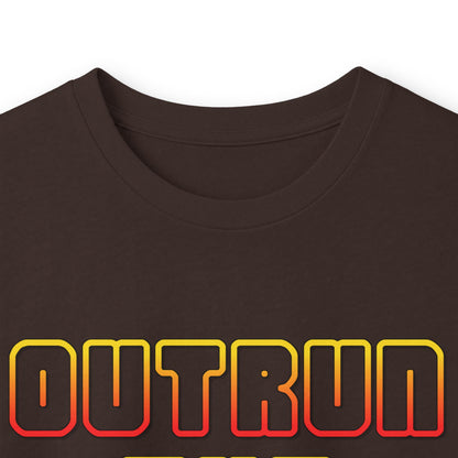 Outrun The Static Non-Stop  — Long Sleeve Retro Vaporwave Graphic Shirt