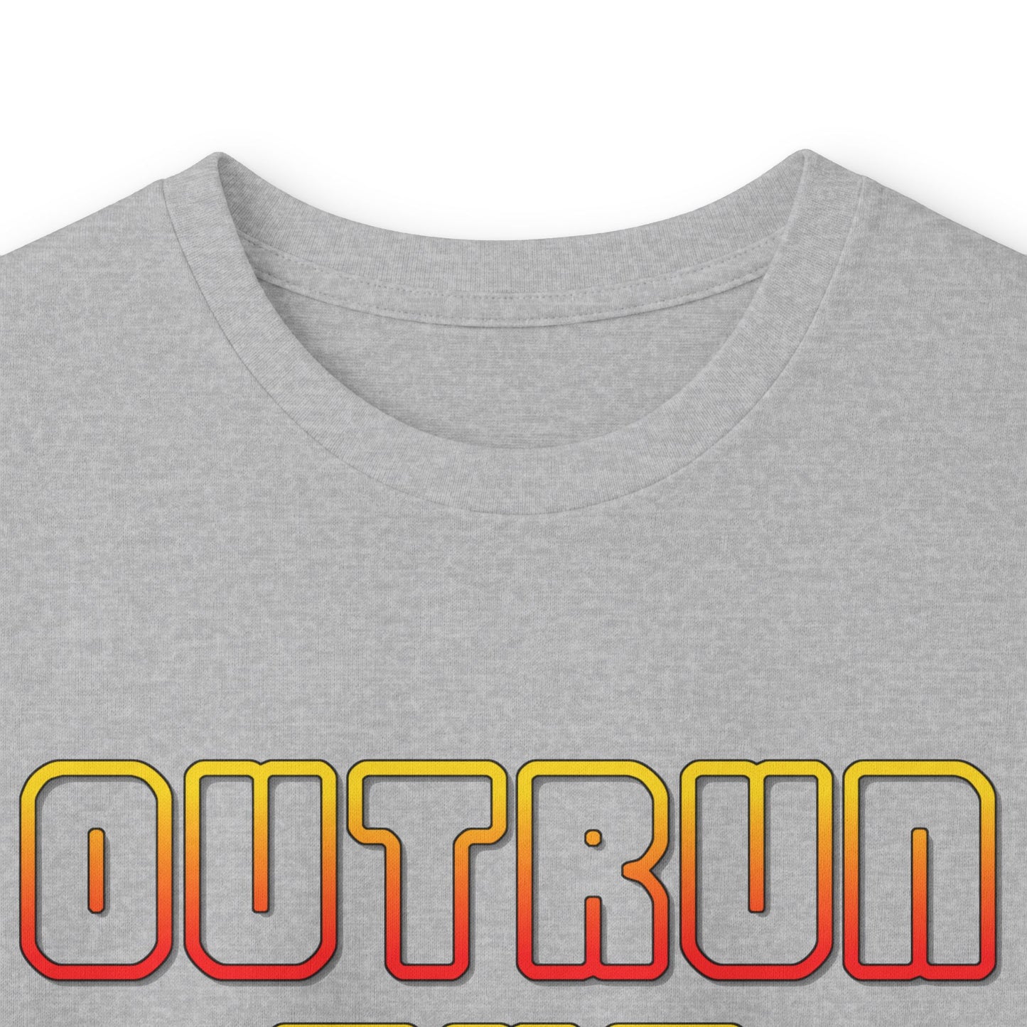 Outrun The Static Non-Stop  — Long Sleeve Retro Vaporwave Graphic Shirt
