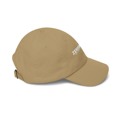 Dad Cap — Embroidered "Zerostagnant: Still Water Roots. Keep Moving."