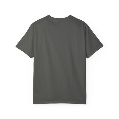 "Still Water Rots. Keep Moving."-Helvetica, Unisex Garment-Dyed T-shirt