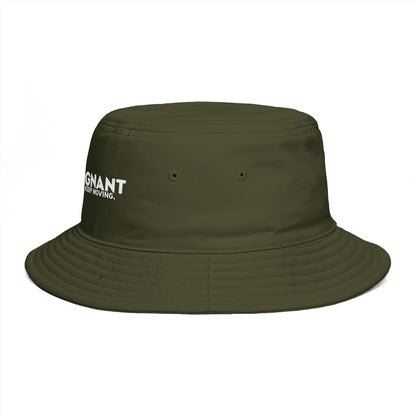 Bucket Hat — "ZEROSTAGNANT: Still Water Rots. Keep Moving."