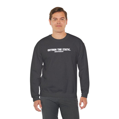 Outrun the Static T-Shirt — Unisex Garment-Dyed T-shirt—Motivational Fitness Tee