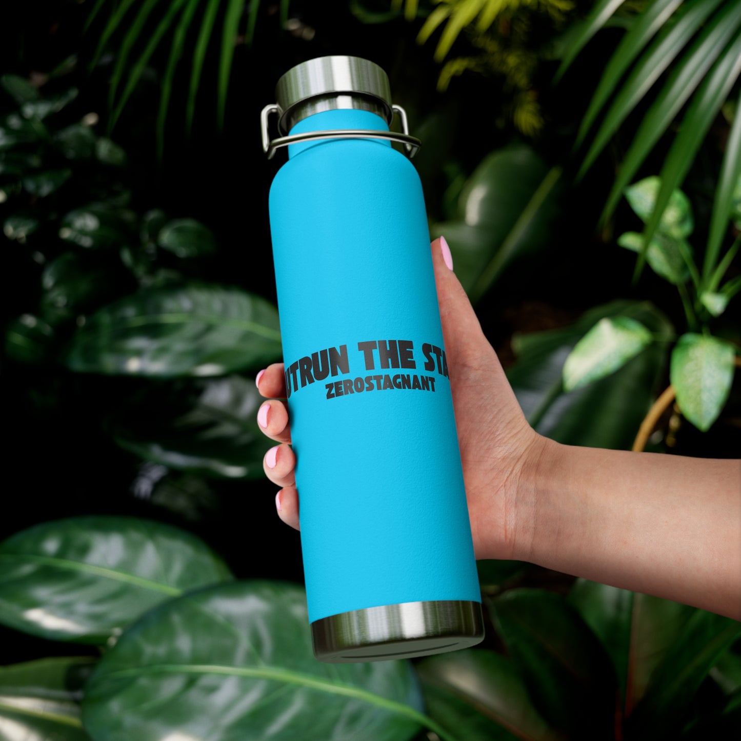 Outrun the Static — Copper Vacuum Insulated Bottle, 22oz