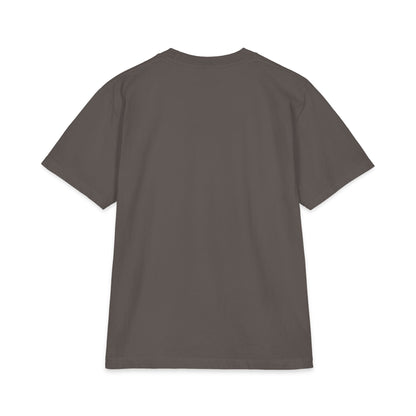 Outrun The Static T-Shirt — Unisex Max Heavyweight Short Sleeve — Retro Gradient Graphic, Non-Stop