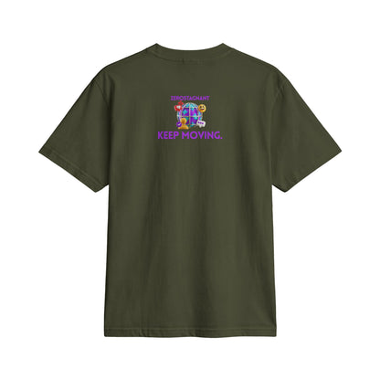 Fun Social Media 3D Globe T‑Shirt — Keep Moving.