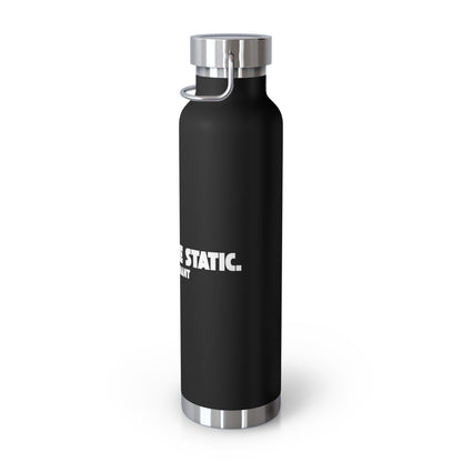 Outrun the Static — Copper Vacuum Thermos Water Bottle, 22 Oz