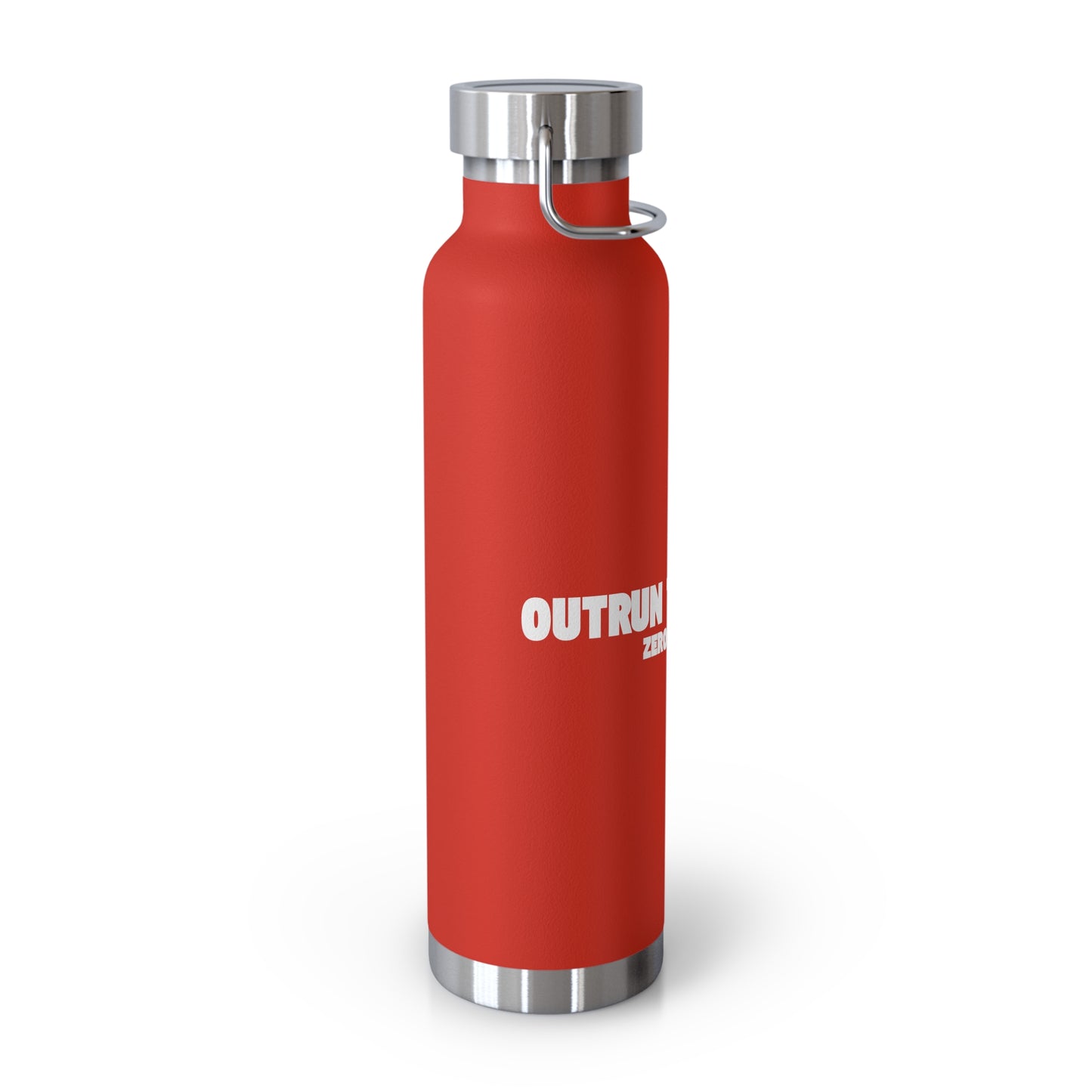 Outrun the Static — Copper Vacuum Thermos Water Bottle, 22 Oz