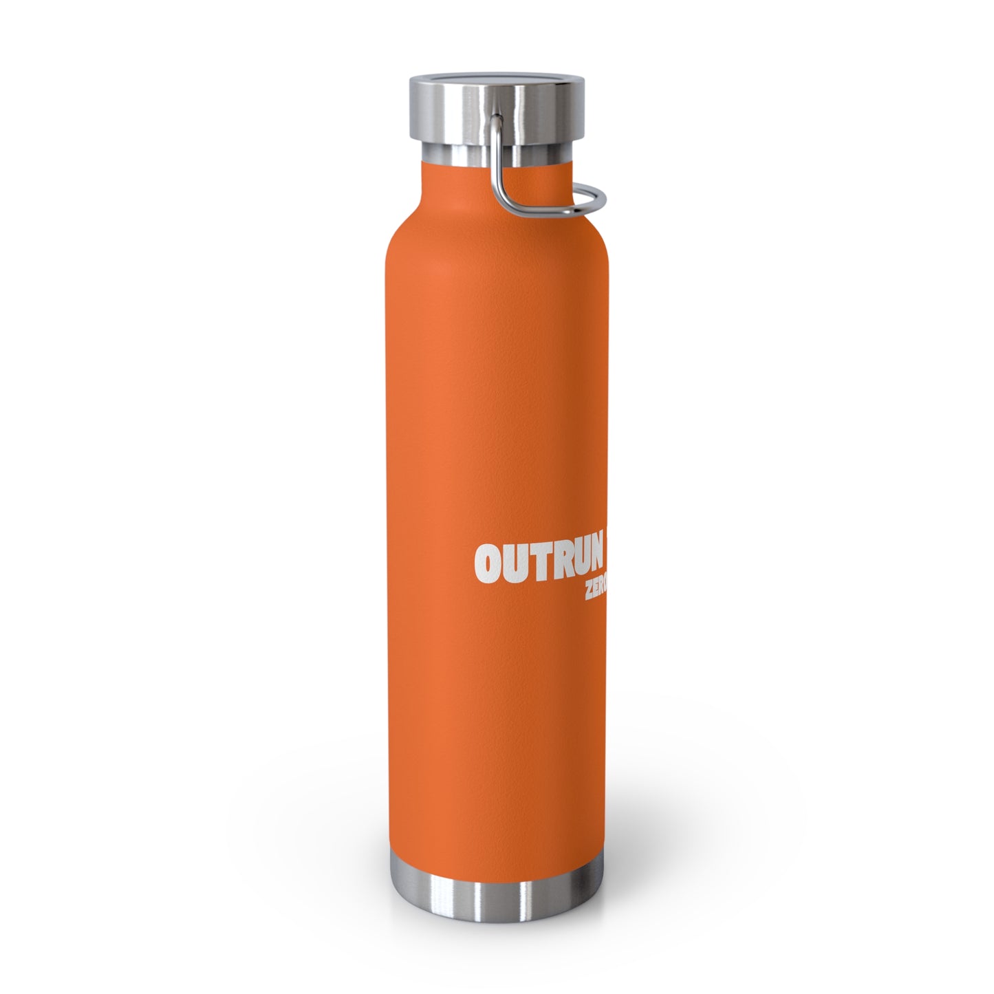 Outrun the Static — Copper Vacuum Thermos Water Bottle, 22 Oz