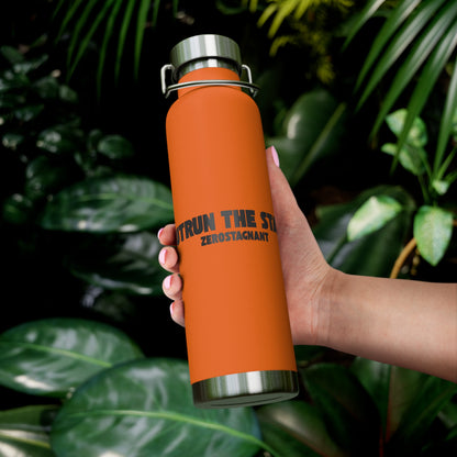 Outrun the Static — Copper Vacuum Insulated Bottle, 22oz