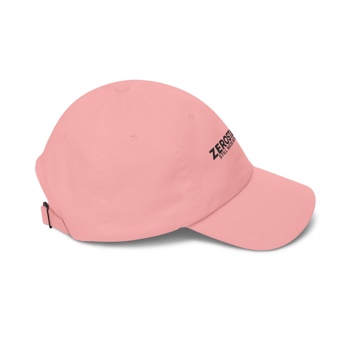 Dad Cap — Embroidered "Zerostagnant: Still Water Roots. Keep Moving."