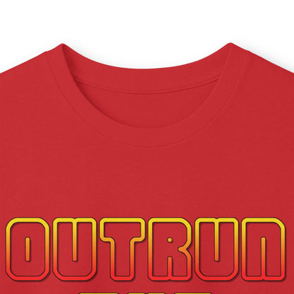 Outrun The Static Non-Stop  — Long Sleeve Retro Vaporwave Graphic Shirt