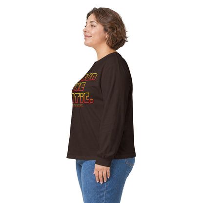 Outrun The Static Non-Stop  — Long Sleeve Retro Vaporwave Graphic Shirt