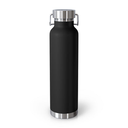 Outrun the Static — Copper Vacuum Thermos Water Bottle, 22 Oz