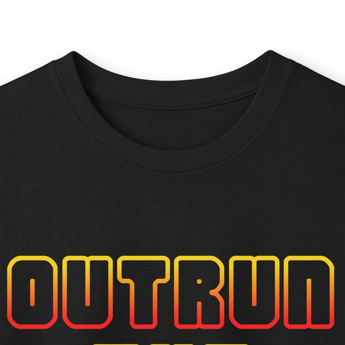 Outrun The Static Non-Stop  — Long Sleeve Retro Vaporwave Graphic Shirt